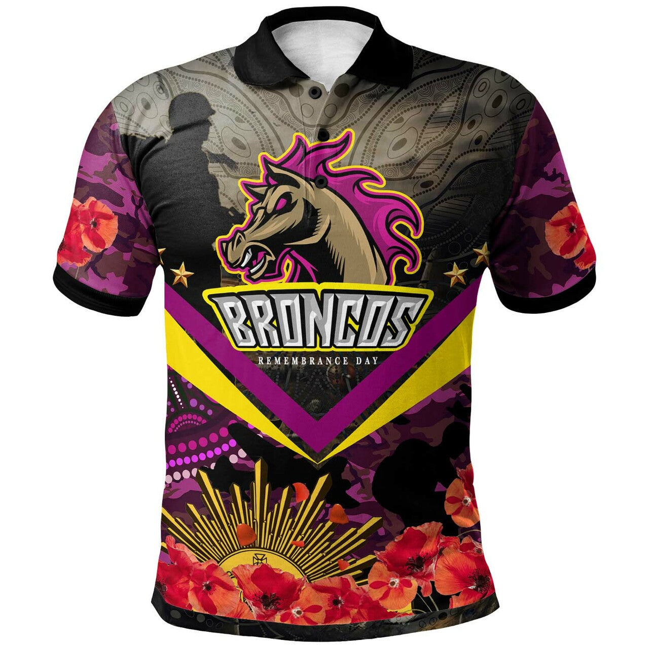 broncos-rugby-polo-shirt-remembrance-anzac-day-broncos-aboriginal-polo-shirt