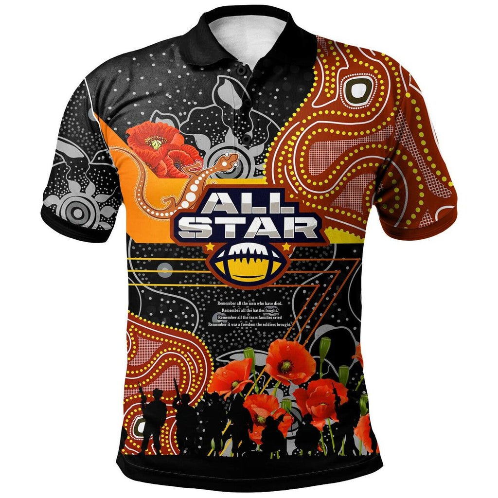 all-stars-rugby-polo-shirt-anzac-day-quotes-all-stars-aboriginal-poppy-indigenous-polo-shirt