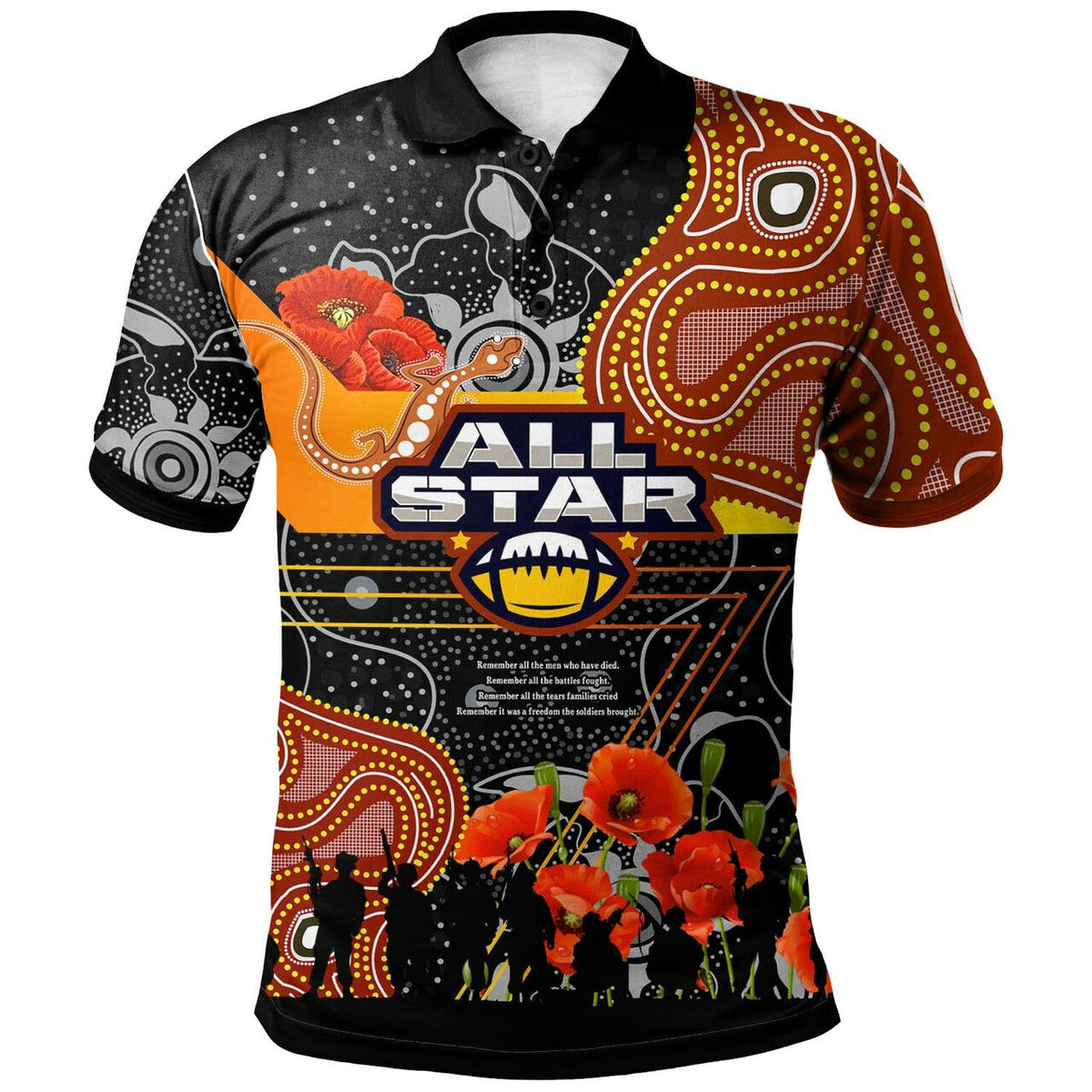 all-stars-rugby-polo-shirt-anzac-day-quotes-all-stars-aboriginal-poppy-indigenous-polo-shirt
