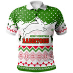 rabbitohs-rugby-christmas-polo-shirt-custom-merry-christmas-rabbitohs-aboriginal-culture-polo-shirt