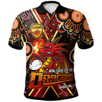 st-george-rugby-polo-shirt-custom-dragons-mascot-illawarra-rugby-with-aboriginal-art-player-and-number-polo-shirt
