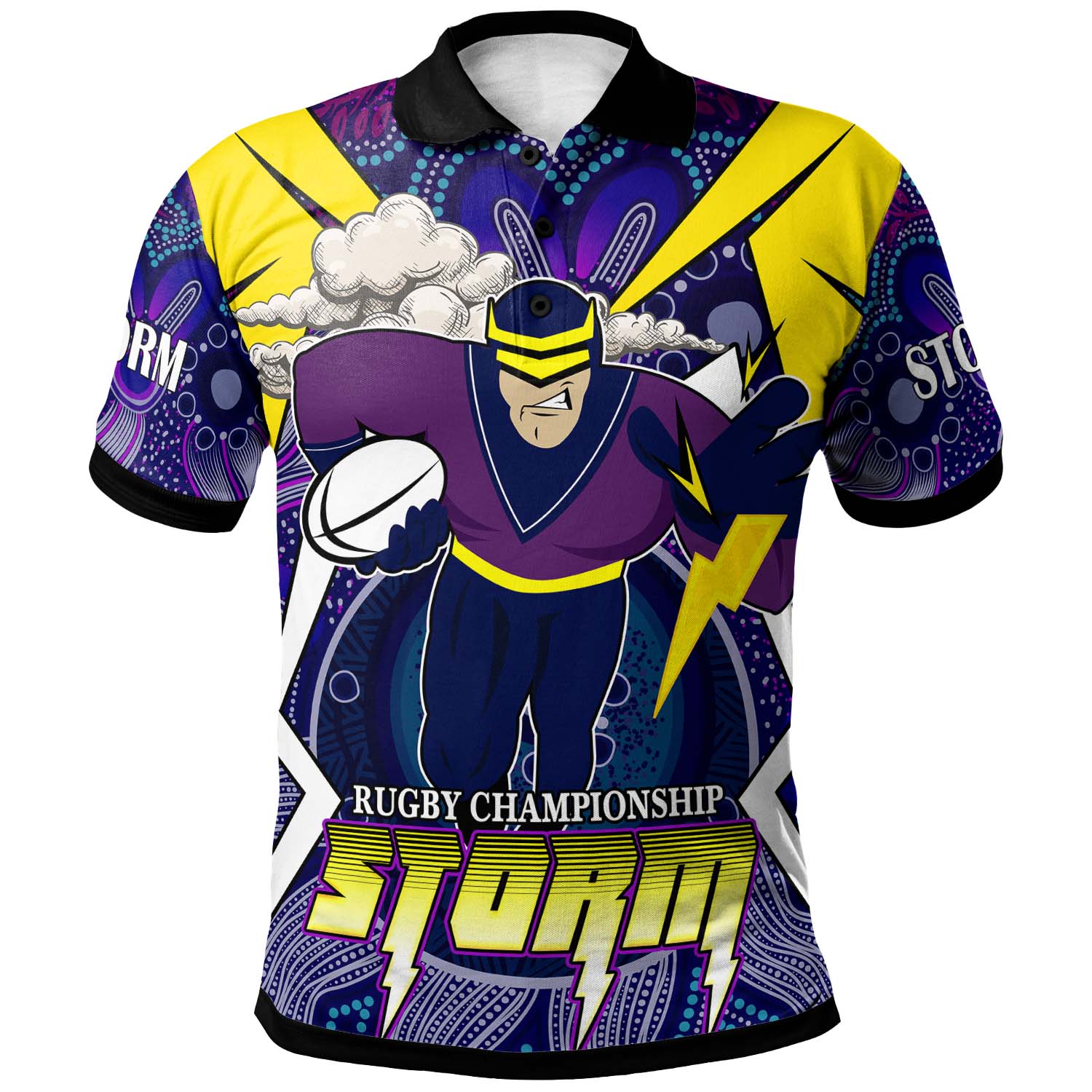 storms-rugby-polo-shirt-custom-rugby-championship-storms-mascot-with-aboriginal-pattern-player-and-number-polo-shirt