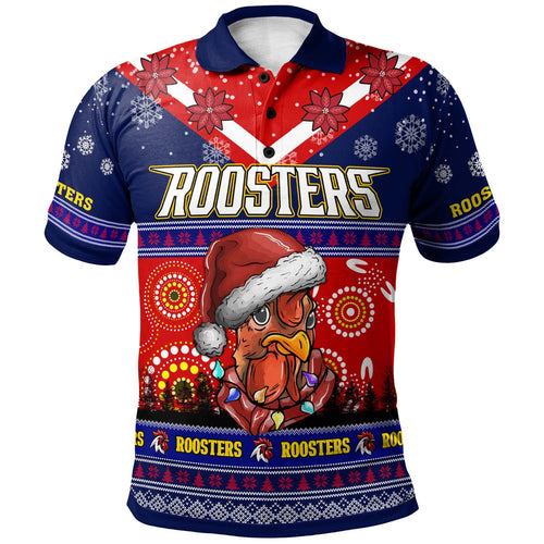 roosters-rugby-christmas-polo-shirt-custom-roosters-ugly-christmas-and-aboriginal-patterns-polo-shirt