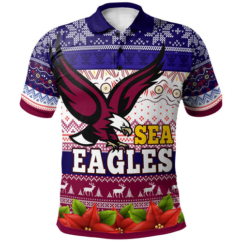 sea-eagles-rugby-chrstmas-polo-shirt-custom-sea-eagles-ugly-christmas-knitted-polo-shirt