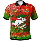 rabbitohs-rugby-polo-shirt-custom-100-south-rabbitohs-premiership-rugby-with-aboriginal-culture-player-and-number-polo-shirt