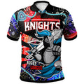 knights-rugby-polo-shirt-custom-knights-rugby-league-team-with-aboriginal-culture-player-and-number-polo-shirt