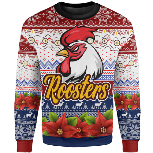 roosters-rugby-chrstmas-sweatshirt-custom-roosters-ugly-christmas-knitted-sweatshirt