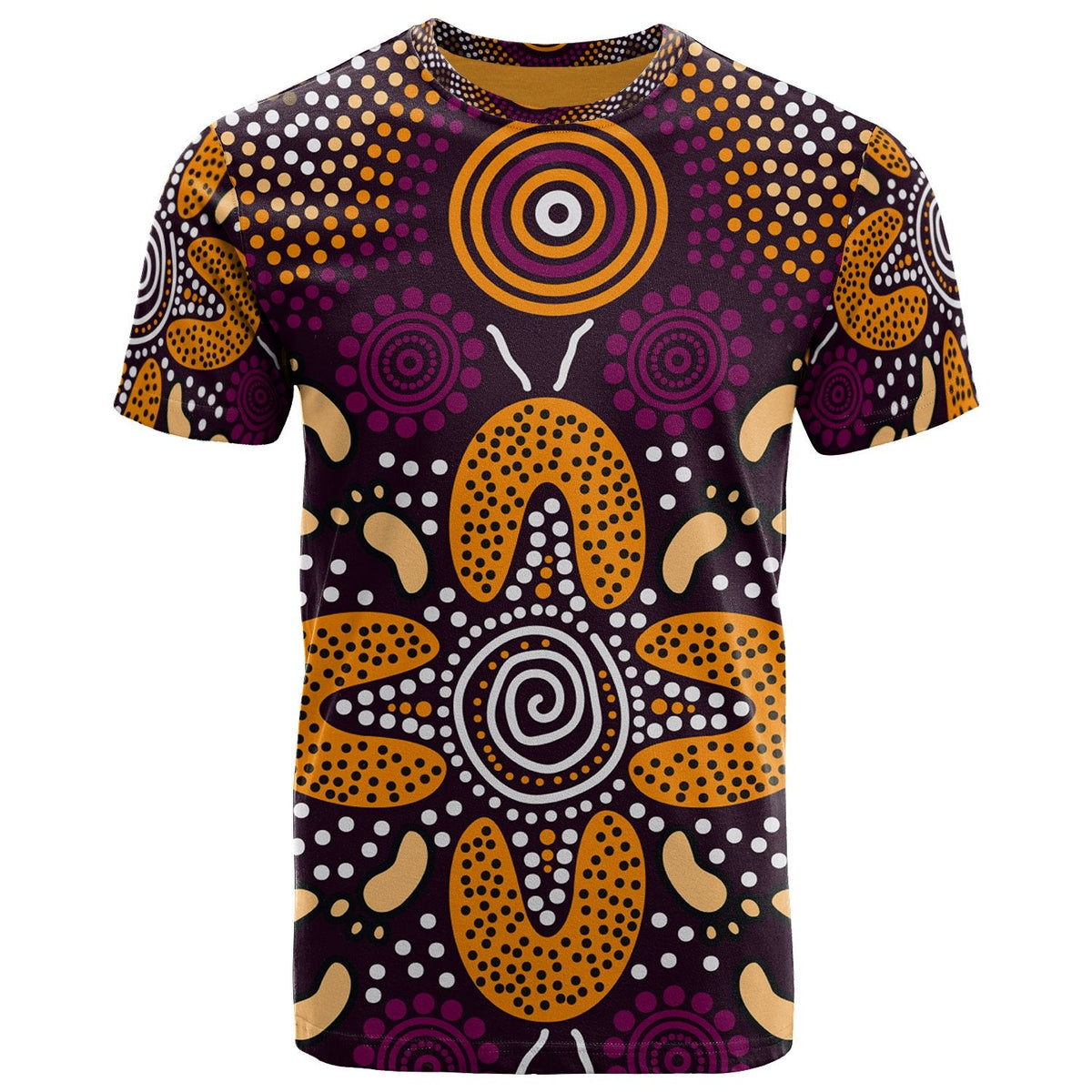 aboriginal-t-shirt-flowers-dot-panting-art