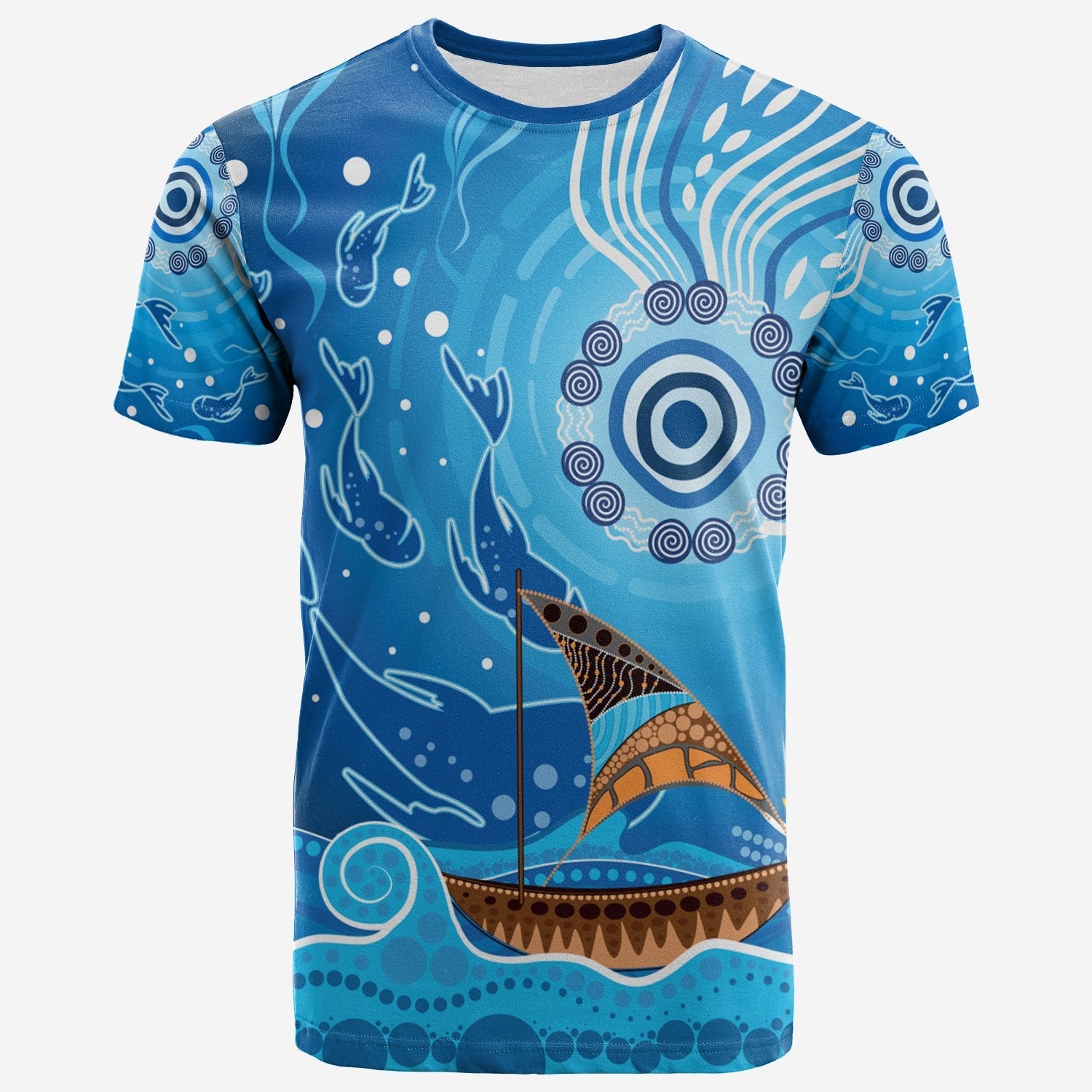 t-shirts-aboriginal-view-sea-with-fish-and-boat