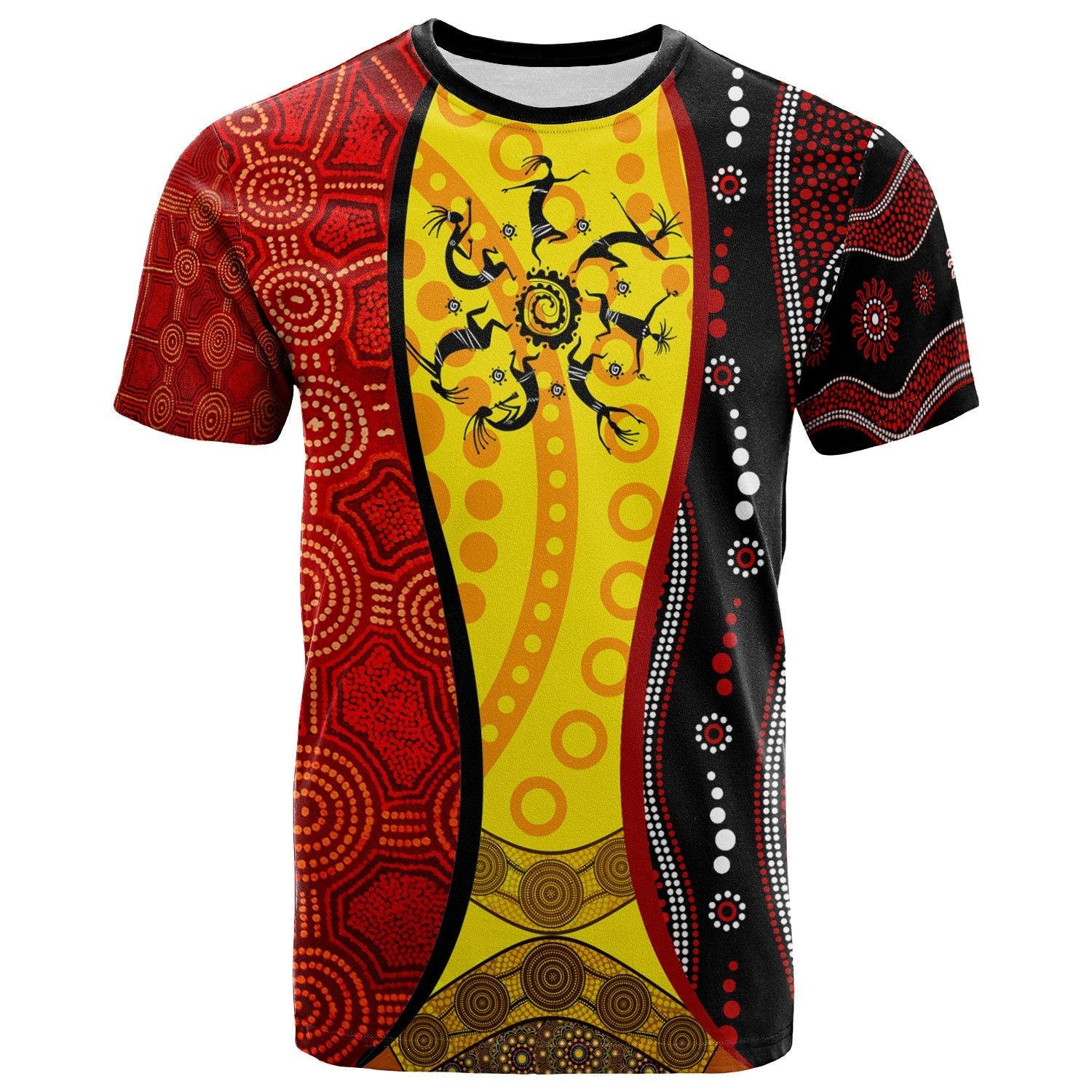 aboriginal-t-shirts-koori-dot-acrylic-paint-dreamtime-dance
