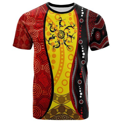 aboriginal-t-shirts-koori-dot-acrylic-paint-dreamtime-dance
