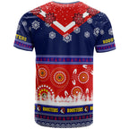 roosters-rugby-christmas-t-shirt-custom-roosters-ugly-christmas-and-aboriginal-patterns-t-shirt