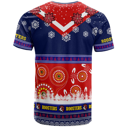 roosters-rugby-christmas-t-shirt-custom-roosters-ugly-christmas-and-aboriginal-patterns-t-shirt