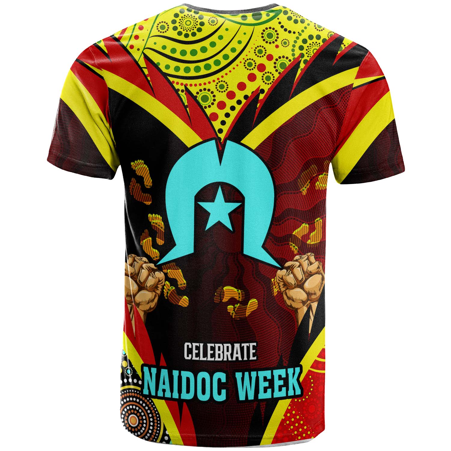 australia-naidoc-week-2023-t-shirt-custom-naidoc-with-torres-strait-island-aboriginal-inspired-footprint-get-up-stand-up-show-up-t-shirt