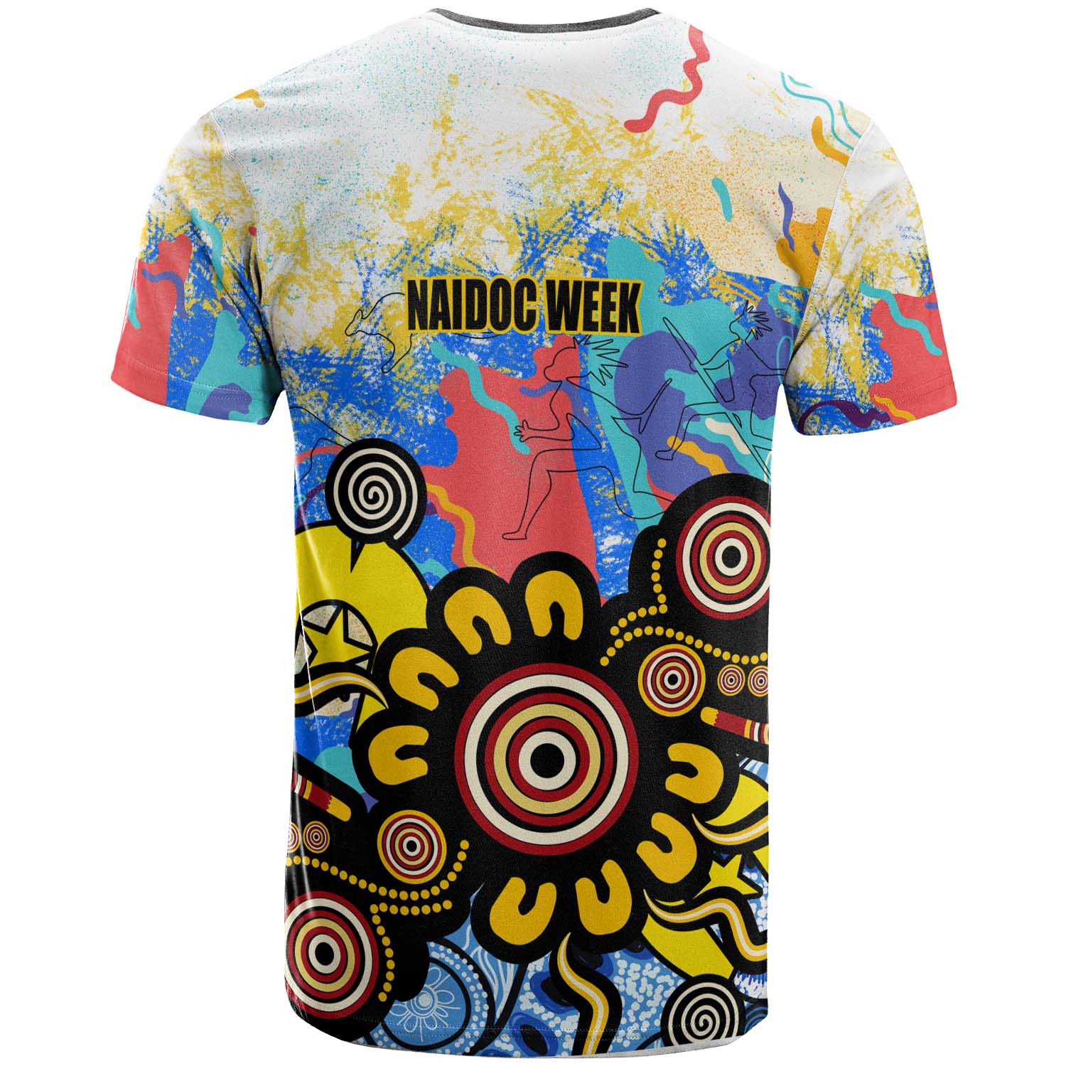 australia-naidoc-week-2023-t-shirt-custom-celebrate-naidoc-aboriginal-inspired-culture-with-torres-strait-flag-colour-t-shirt