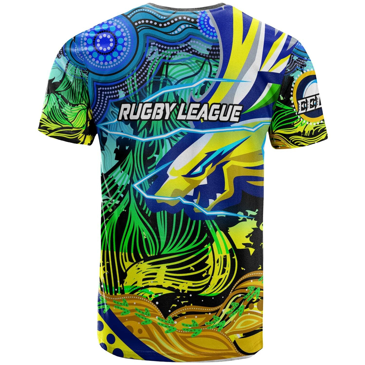 eels-rugby-t-shirt-custom-paramata-electric-eels-with-aboriginal-dot-painting-player-and-number-t-shirt