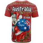 aboriginal-christmas-t-shirt-custom-australia-koala-ugly-christmas-with-aboriginal-inspired-red-t-shirt