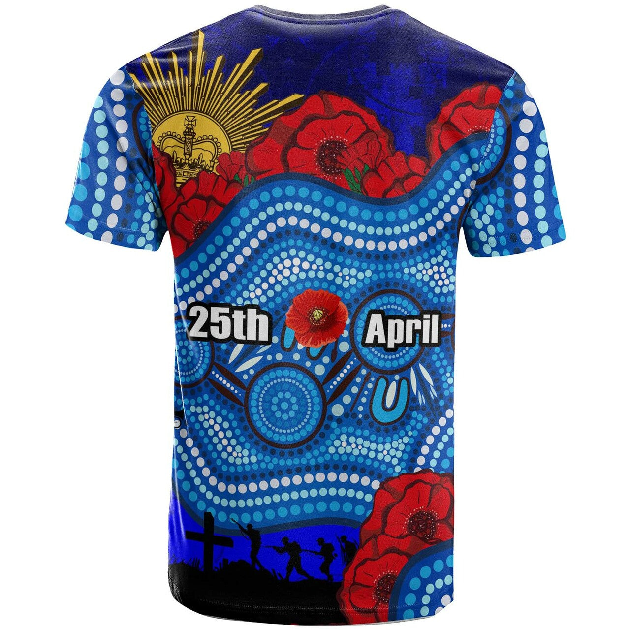 brumbies-rugby-t-shirt-custom-anzac-day-brumbies-aboriginal-pattern-with-horse-and-poppy-flower