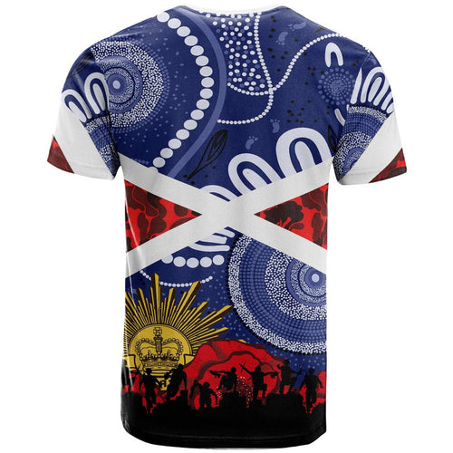 knights-rugby-t-shirt-custom-anzac-day-newcastle-knights-aboriginal-patterns-t-shirt