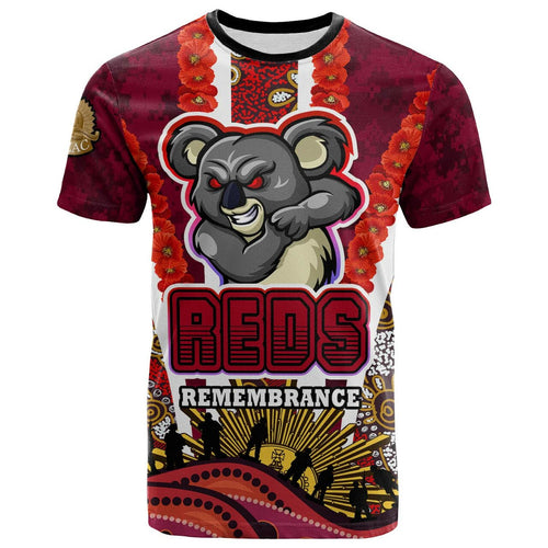 reds-rugby-t-shirt-custom-anzac-day-queensland-reds-aboriginal-poppy-with-koala-t-shirt