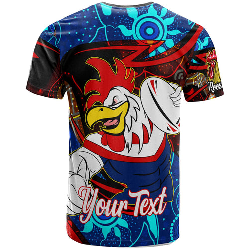roosters-rugby-t-shirt-custom-roosters-mascot-with-rugby-aboriginal-dot-painting-player-and-number-t-shirt