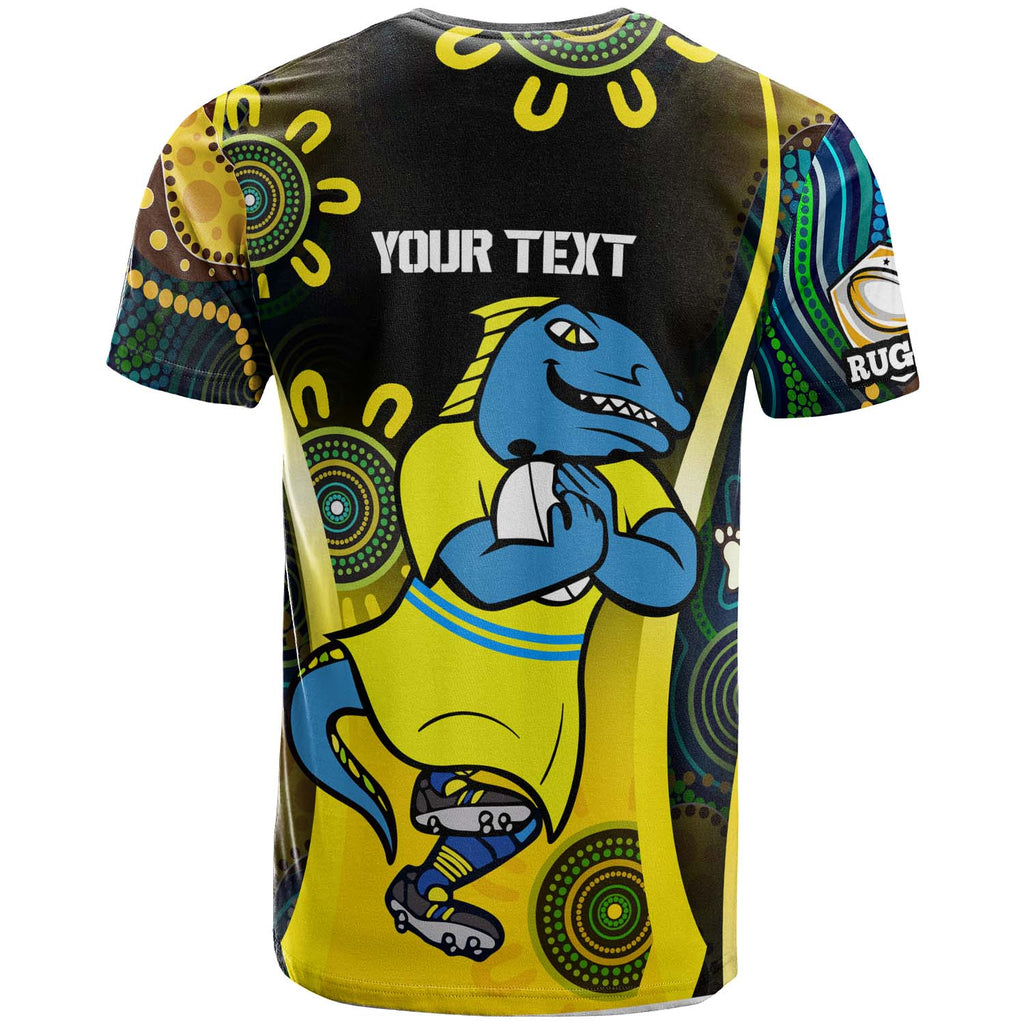 nrlw-eels-rugby-t-shirt-custom-eels-womens-rugby-league-with-aboriginal-dot-painting-player-and-number-t-shirt