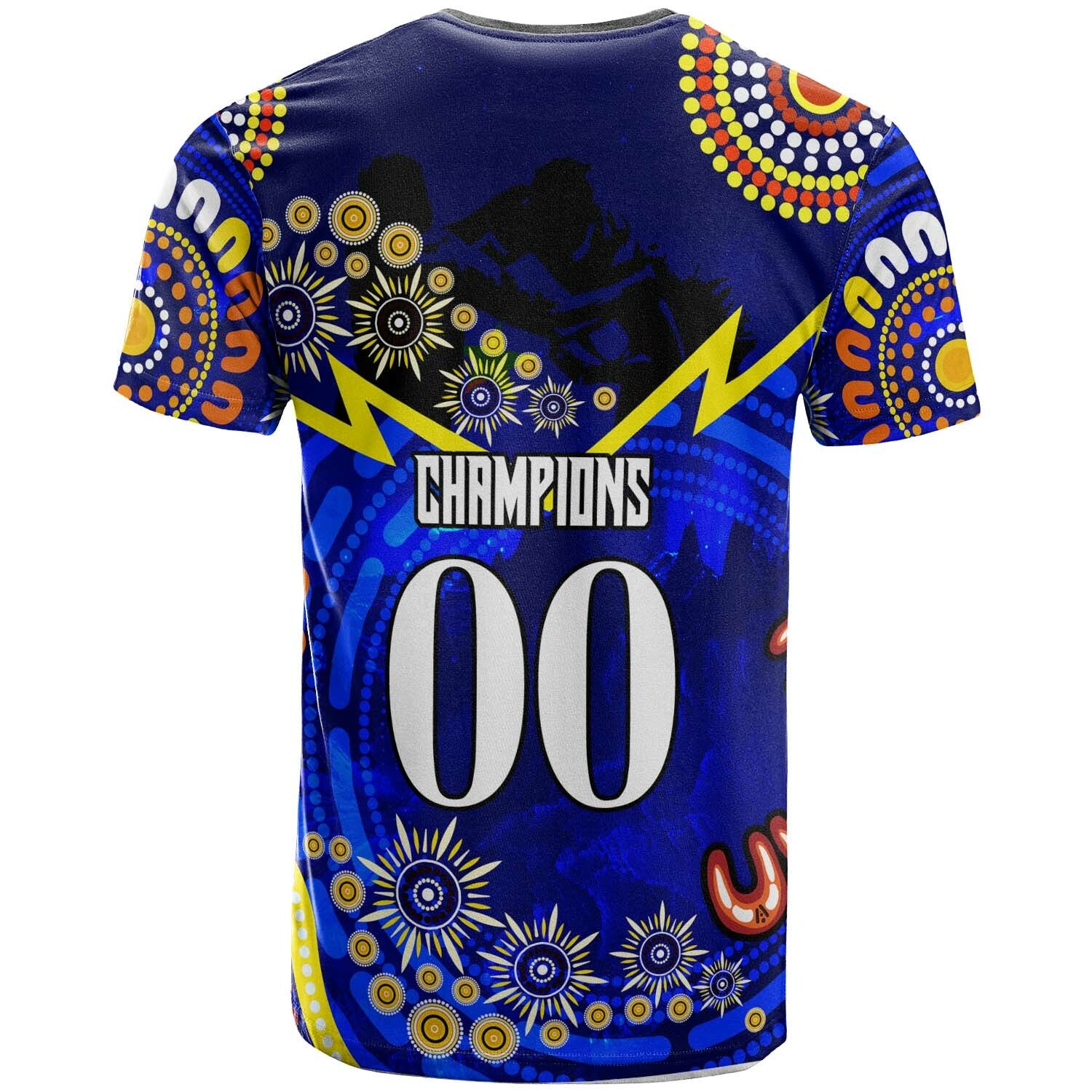 cowboys-rugby-t-shirt-custom-cowboys-bulls-with-aboriginal-dot-painting-player-and-number-t-shirt