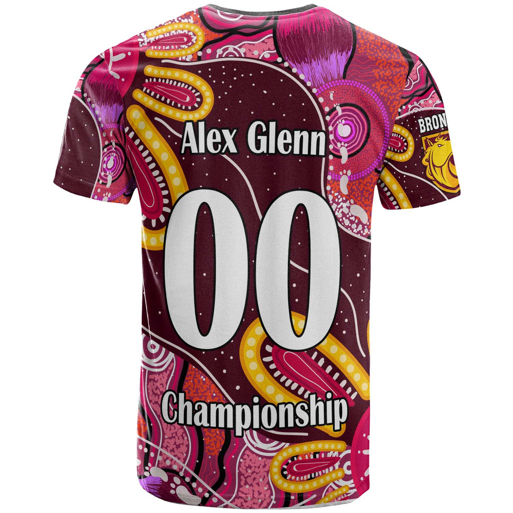 nrlw-broncos-rugby-t-shirt-custom-broncos-aboriginal-dot-painting-player-and-number-woman-t-shirt