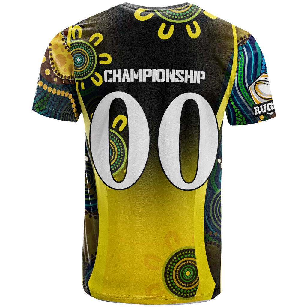 nrlw-eels-rugby-t-shirt-custom-eels-womens-rugby-league-with-aboriginal-dot-painting-player-and-number-t-shirt