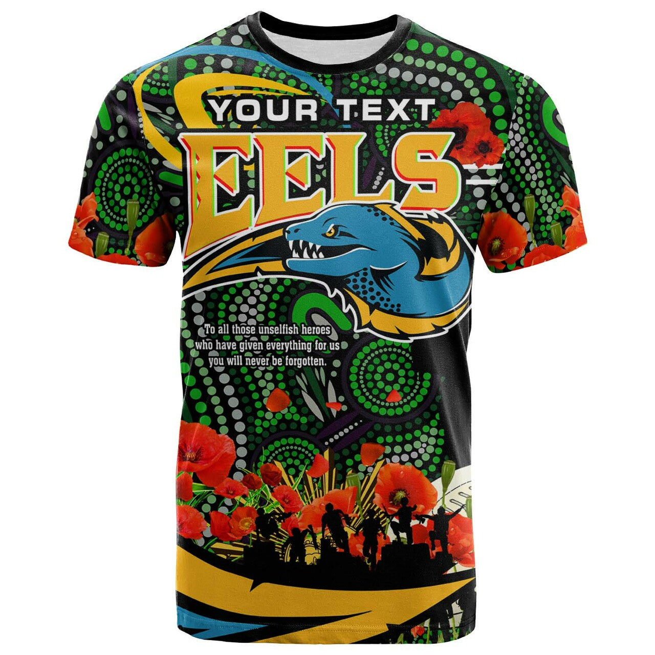 eels-rugby-t-shirt-custom-anzac-eels-aboriginal-with-flower-t-shirt