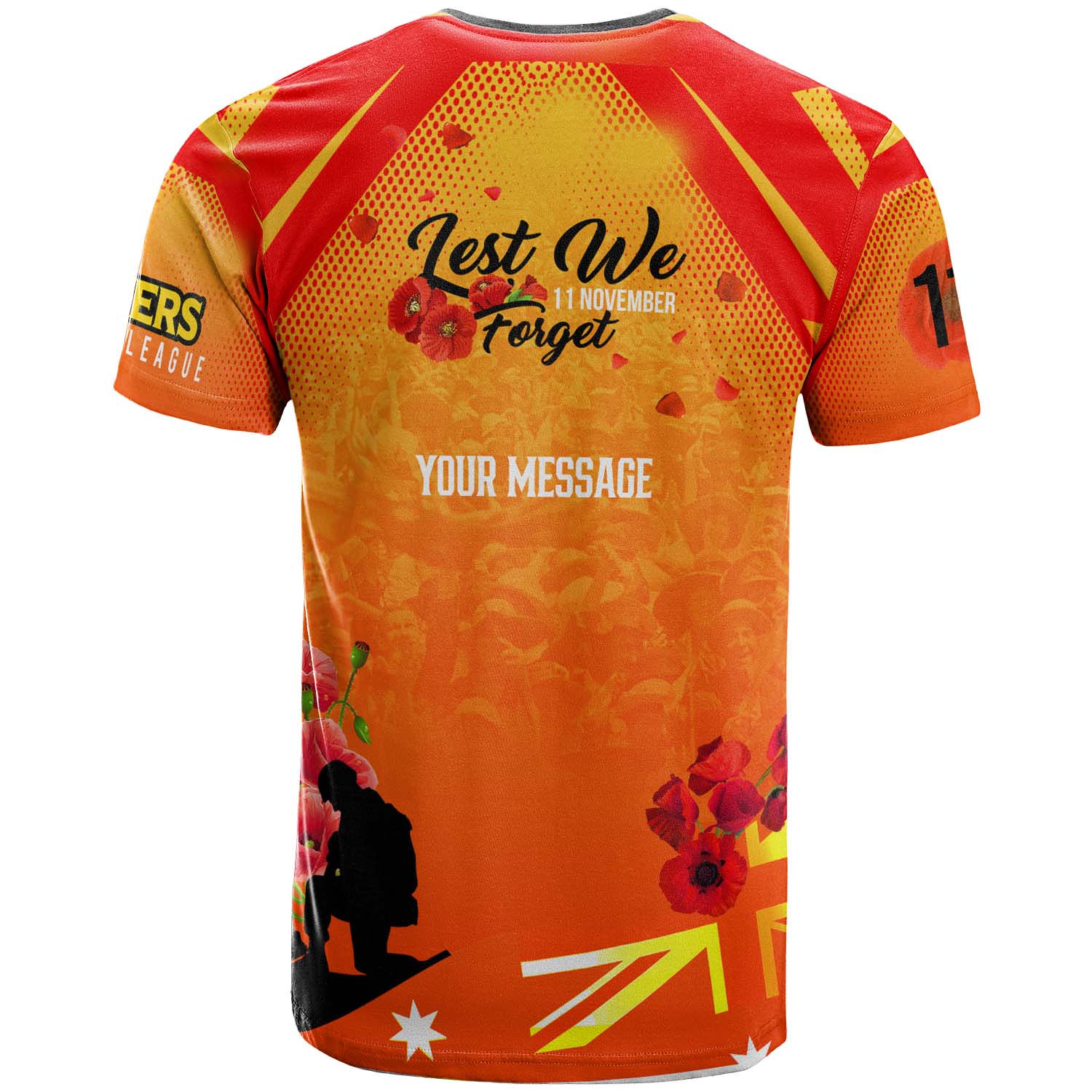 tigers-rugby-t-shirt-custom-tigers-remembrance-day-lest-we-forget-poppies-t-shirt