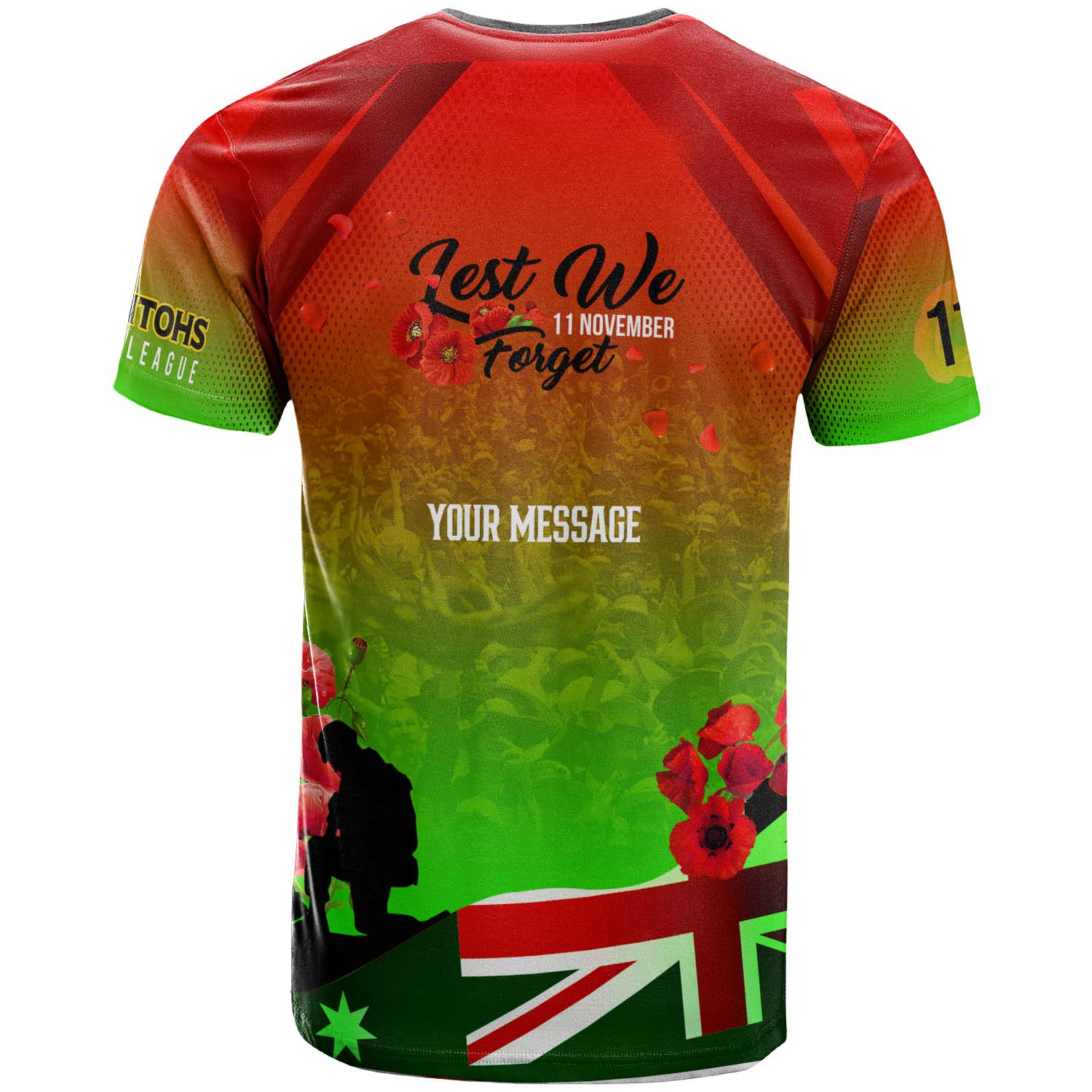 rabbitohs-rugby-t-shirt-custom-rabbitohs-remembrance-day-lest-we-forget-poppies-t-shirt