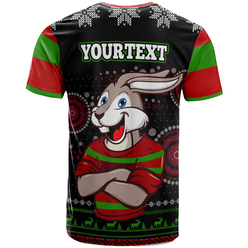 rabbitohs-rugby-christmas-t-shirt-custom-rabbitohs-ugly-christmas-knitted-t-shirt