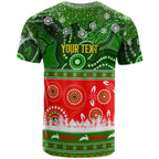 rabbitohs-rugby-christmas-t-shirt-custom-rabbitohs-ugly-christmas-and-aboriginal-patterns-t-shirt