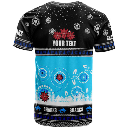 sharks-rugby-christmas-t-shirt-custom-sharks-ugly-christmas-and-aboriginal-patterns-t-shirt