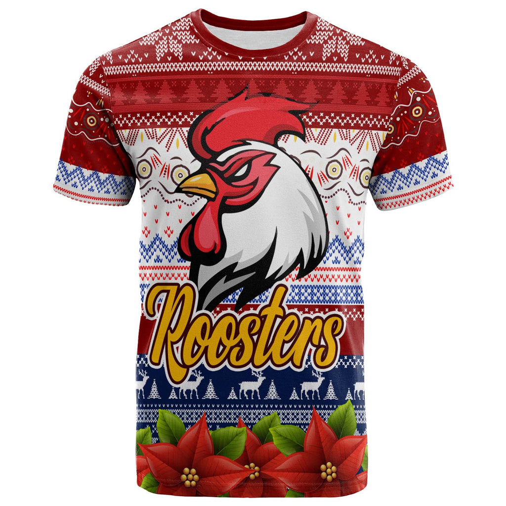 roosters-rugby-chrstmas-t-shirt-custom-roosters-ugly-christmas-knitted-t-shirt