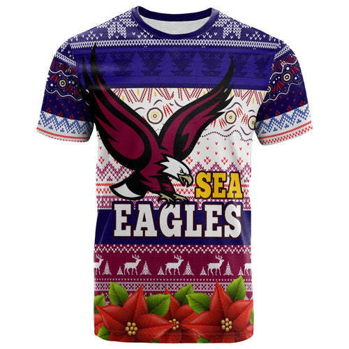 sea-eagles-rugby-chrstmas-t-shirt-custom-sea-eagles-ugly-christmas-knitted-t-shirt