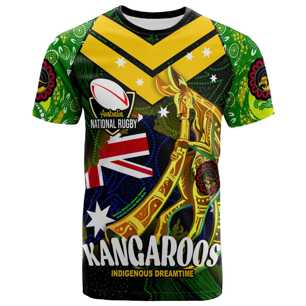kangaroos-rugby-t-shirt-custom-kangaroo-national-rugby-league-indigenous-dreamtime-player-and-number-t-shirt