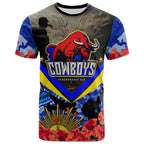cowboys-rugby-t-shirt-aboriginal-anzac-day-cowboys-with-poppy-flower-indigenous-t-shirt