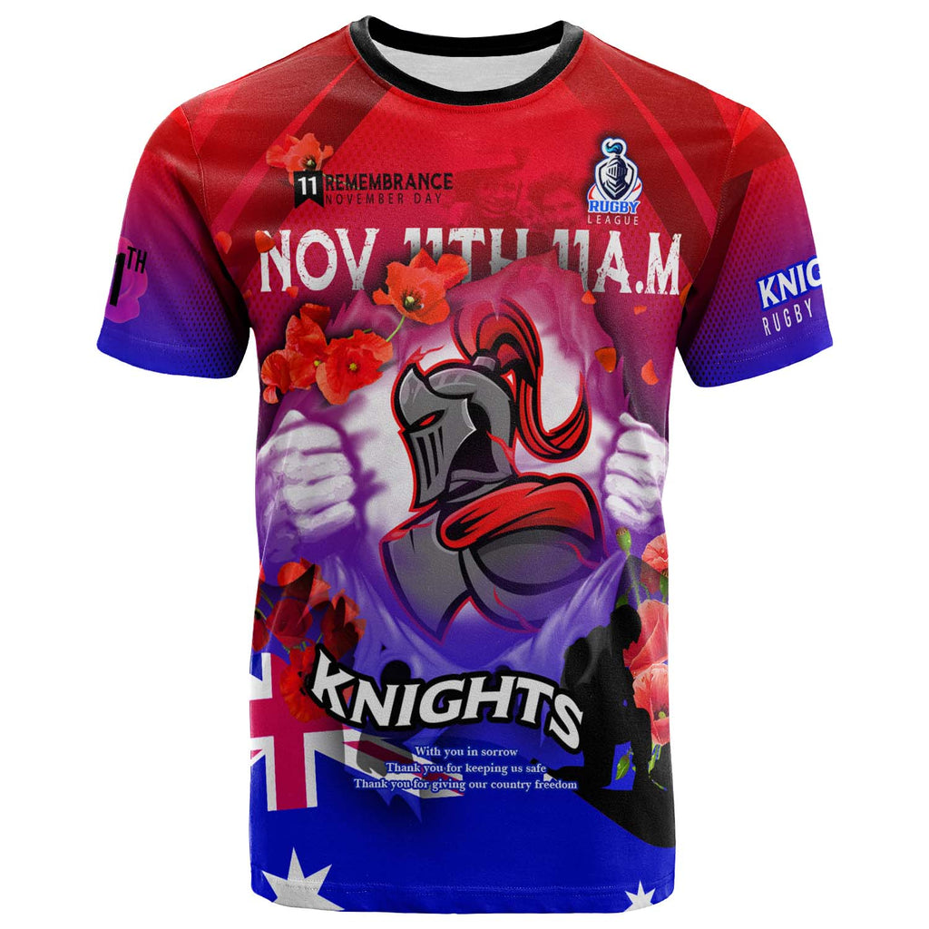 knights-rugby-t-shirt-custom-knights-remembrance-day-lest-we-forget-poppies-t-shirt