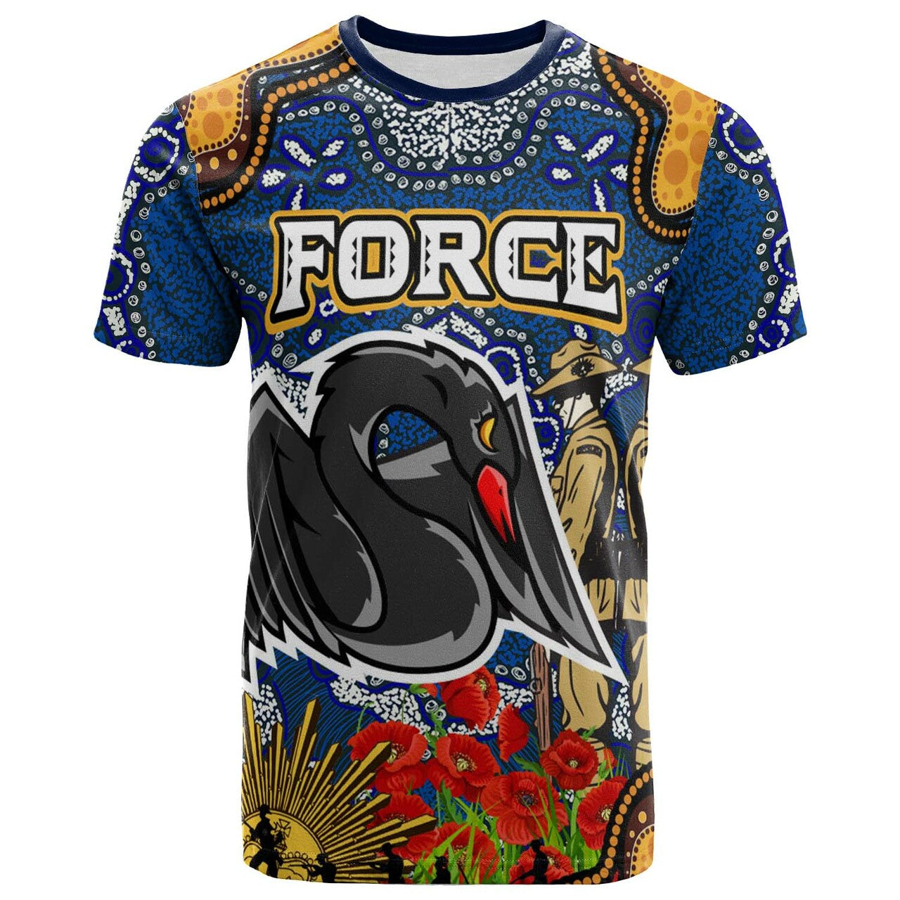 western-force-rugby-t-shirt-anzac-day-western-force-with-aboriginal-poppy-flower-t-shirt
