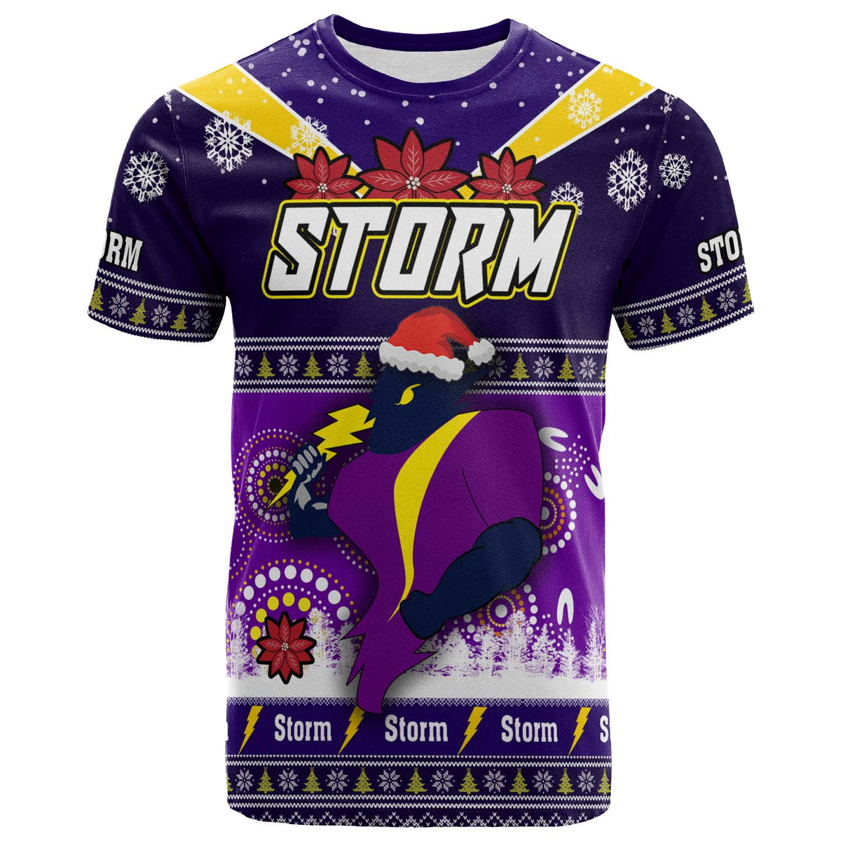 storm-rugby-christmas-t-shirt-custom-storm-ugly-christmas-and-aboriginal-patterns-t-shirt