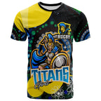 nrlw-titans-rugby-t-shirt-custom-titans-rugby-aboriginal-dot-painting-player-and-number-woman-t-shirt
