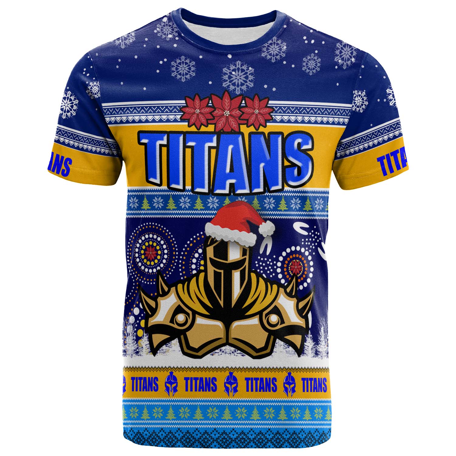 titans-rugby-christmas-t-shirt-custom-titans-ugly-christmas-and-aboriginal-patterns-t-shirt