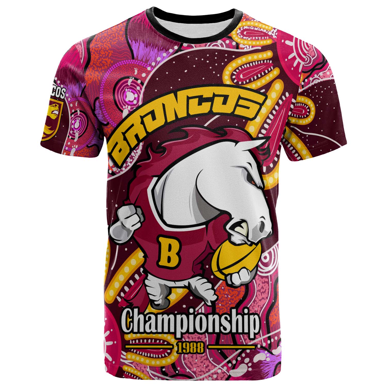 nrlw-broncos-rugby-t-shirt-custom-broncos-aboriginal-dot-painting-player-and-number-woman-t-shirt