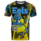 nrlw-eels-rugby-t-shirt-custom-eels-womens-rugby-league-with-aboriginal-dot-painting-player-and-number-t-shirt