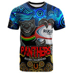 panthers-rugby-t-shirt-custom-panthers-rugby-champions-with-aboriginal-dot-painting-art-player-and-number-t-shirt