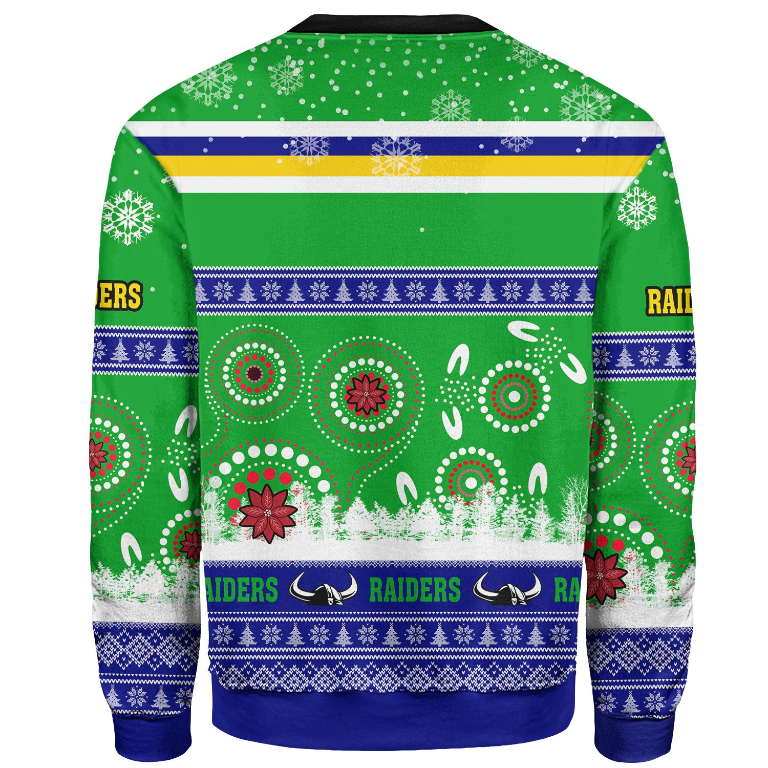 raiders-rugby-christmas-sweatshirt-custom-raiders-ugly-christmas-and-aboriginal-patterns-sweatshirt