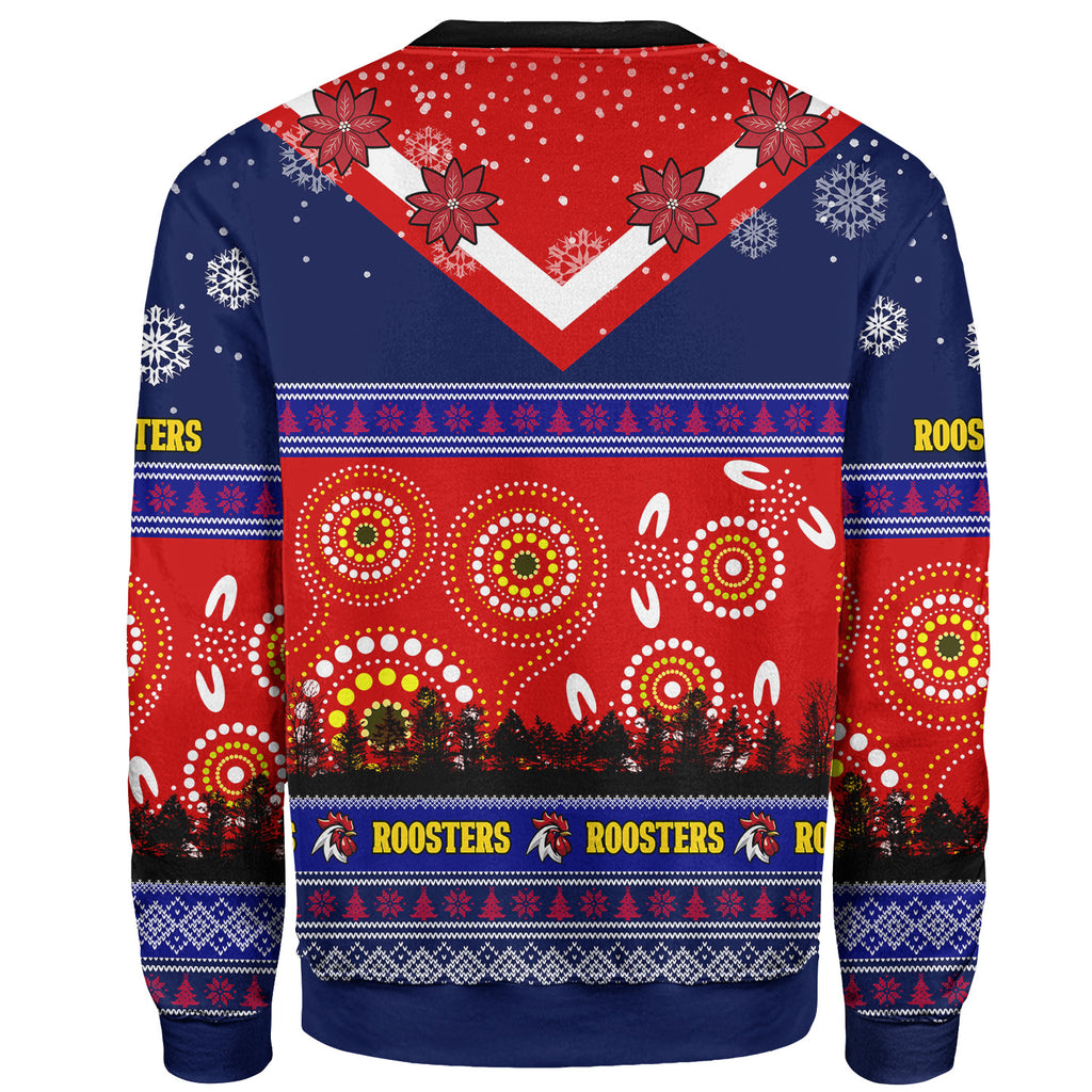 roosters-rugby-christmas-sweatshirt-custom-roosters-ugly-christmas-and-aboriginal-patterns-sweatshirt