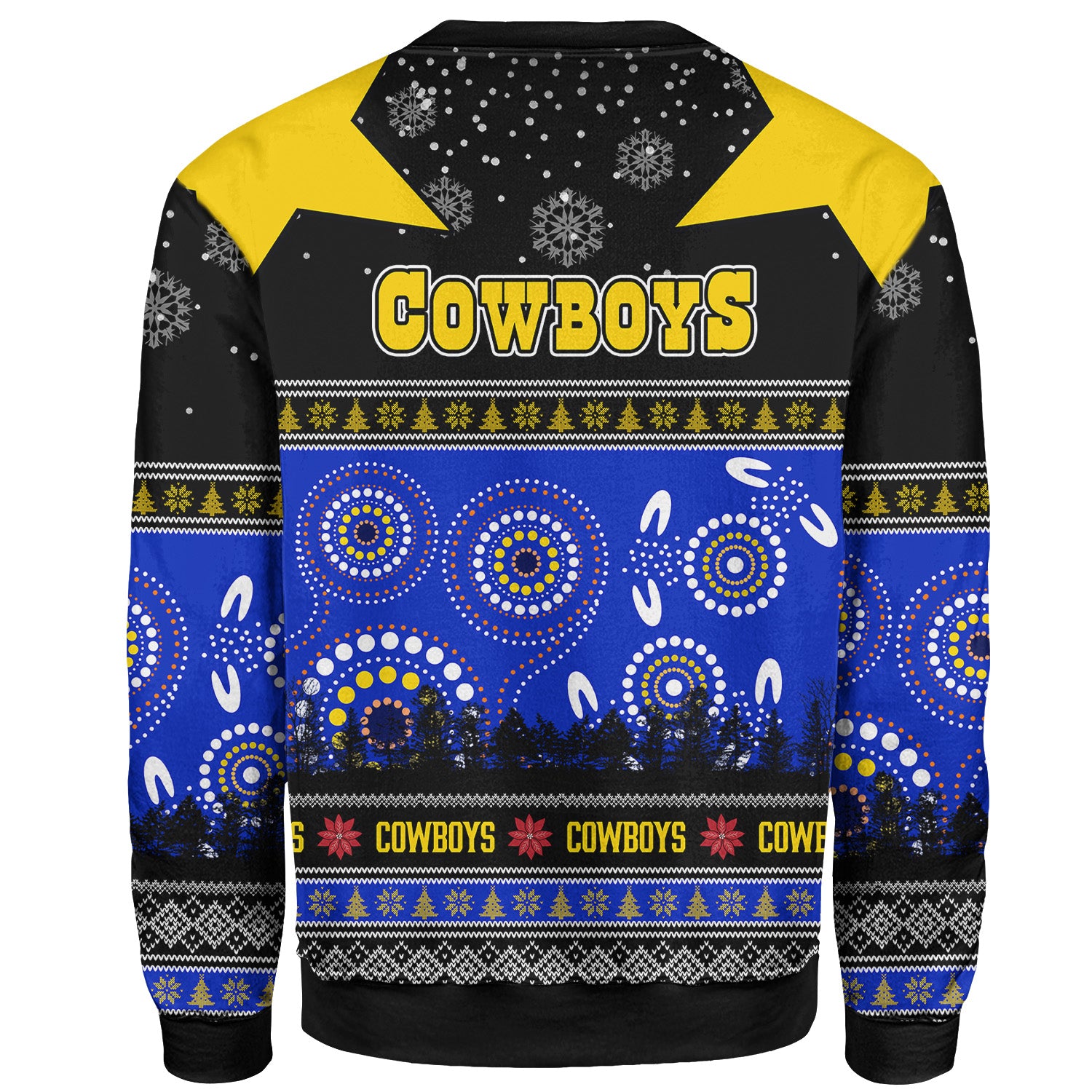 cowboys-rugby-christmas-sweatshirt-custom-cowboys-ugly-christmas-and-aboriginal-patterns-sweatshirt
